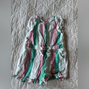 Janie and Jack striped romper